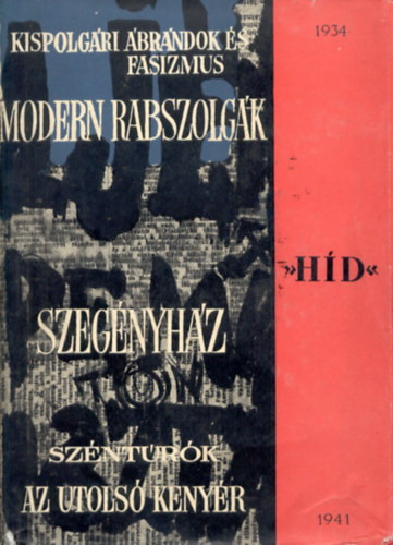 Kov�cs J�nos  (f�szerk.) - H�d 1934-1941