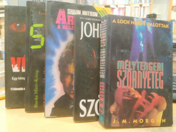 5 db horror reg�ny: �rnyak a bels� pokolb�l + M�lytengeri sz�rnyeteg + SMS a t�lvil�gr�l + Sz�rny + V�rl�z