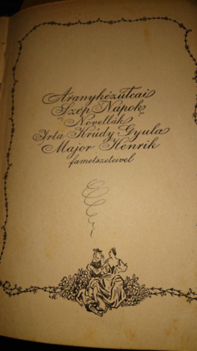 Aranykz utcai szp napok