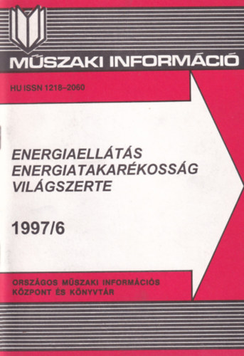 Peth Etelka - Energiaellts, energiatakarkossg - Vilgszerte 1997. 6.