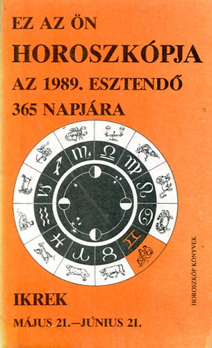 Ez az n horoszkpja az 1989. esztend 365 napjra (Ikrek)