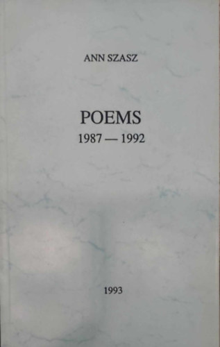 Poems 1987-1992