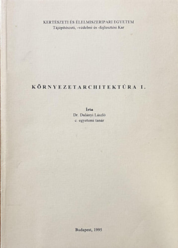 K�rnyezetarchitekt�ra