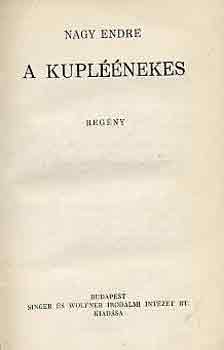 Nagy Endre - A kuplnekes