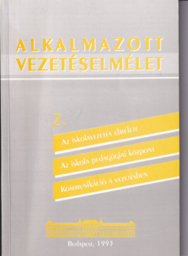 Alkalmazott Vezetselmlet 2.