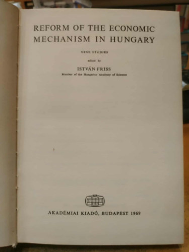 Reform of the economic mechanism in Hungary