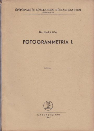 Fotogrammetria I. (kzirat)