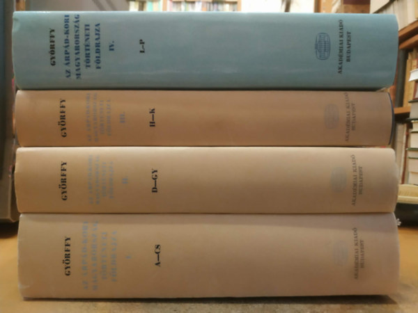 Az �rp�d-kori Magyarorsz�g t�rt�neti f�ldrajza I-IV.