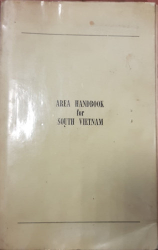 Area Handbook for South Vietnam