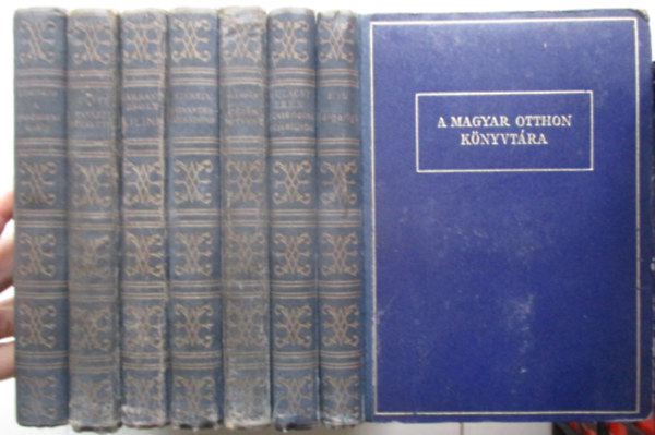 8 db A Magyar Otthon Knyvtra sorozatbl (Trtnelmi miniatrk, Srgarig, Czr hitvese, Mtystr rzsadomb, A madarasi kirly,Liline, tavaszi bzavets)