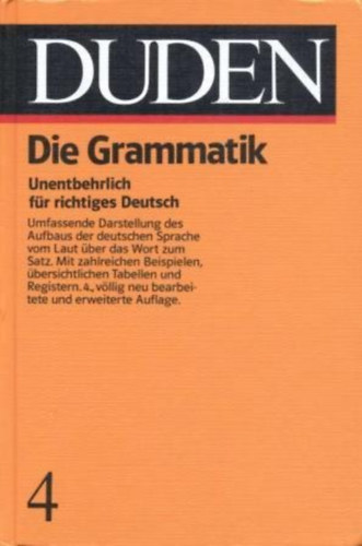 Duden 4 - Die Grammatik