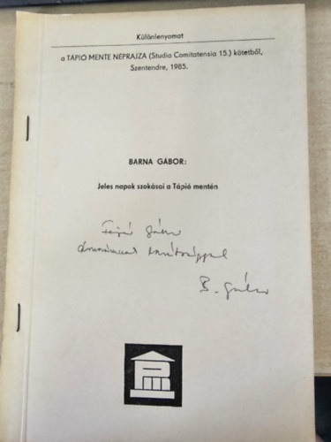 Jeles napok szok�sai a T�pi� ment�n (Dedik�lt)