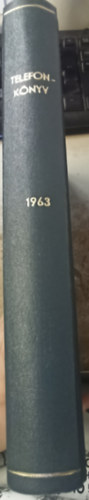 Budapesti t�vbesz�l�n�vsor 1963 (telefonk�nyv)