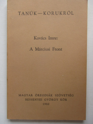 A M�rciusi Front (Tan�k-Korukr�l)