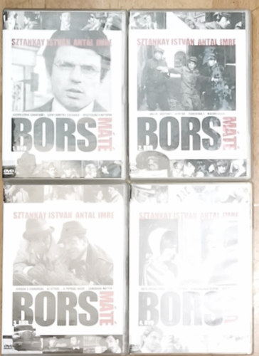 4db Bors M�t� DVD - Bors M�t� 1. DVD, Bors M�t� 2. DVD, Bors M�t� 3. DVD, Bors M�t� 4. DVD