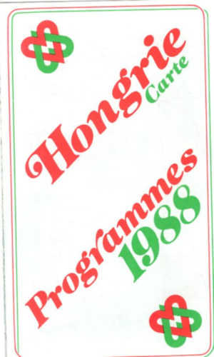 Hongrie Carte Programmes 1988