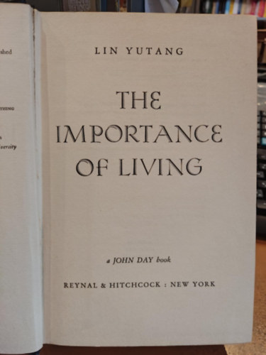 The Importance of Living
