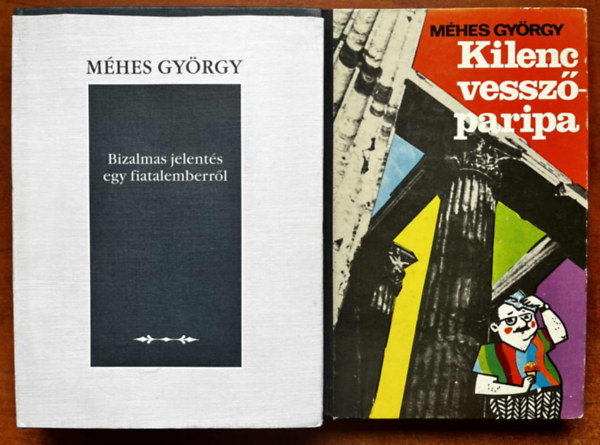 Mhes Gyrgy - 2db Mhes Gyrgy knyv:Kilenc vesszparipa+Bizalmas jelents egy fiatalemberrl