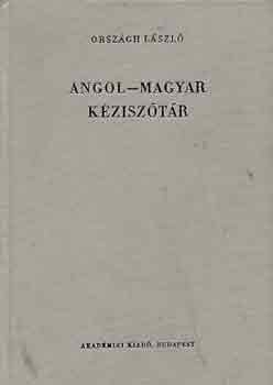 Angol-magyar k�zisz�t�r (Orsz�gh)