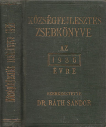 K�zs�gfejleszt�s zsebk�nyve az 1936. �vre