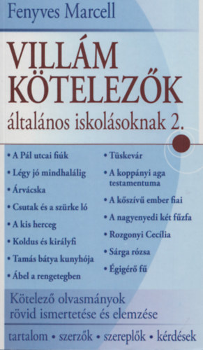 Villm ktelezk ltalnos iskolsoknak 2.