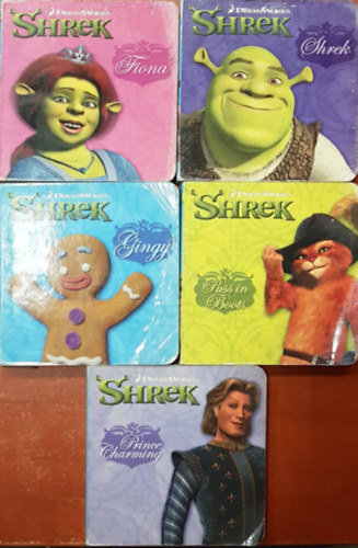 Harper Collins - The Third Shrek Turner Books: Gingy, Puss in Boots, Fiona, Shrek, Prince Charming
