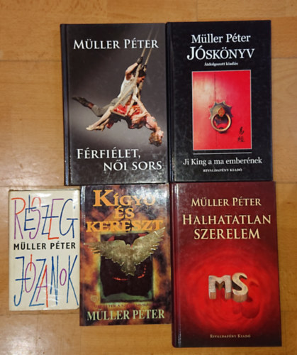 5 knyv Mller Ptertl:  Rszeg jzanok, Kgy s kereszt, Halhatatlan szerelem, Frfilet, ni sors, Jsknyv