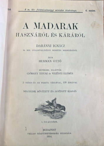 A madarak hasznrl s krrl
