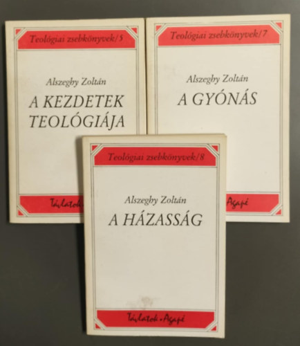 3 db Vallsi knyv egytt: A hzassg, A kezdetek teolgija, A gyns.