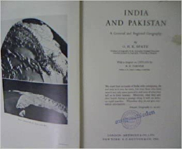 India and Pakistan: A general and regional geography