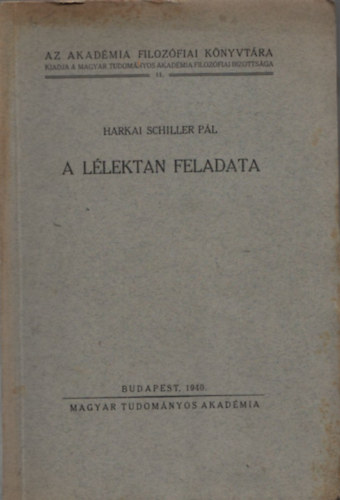 A llektan feladata (I.kiads)