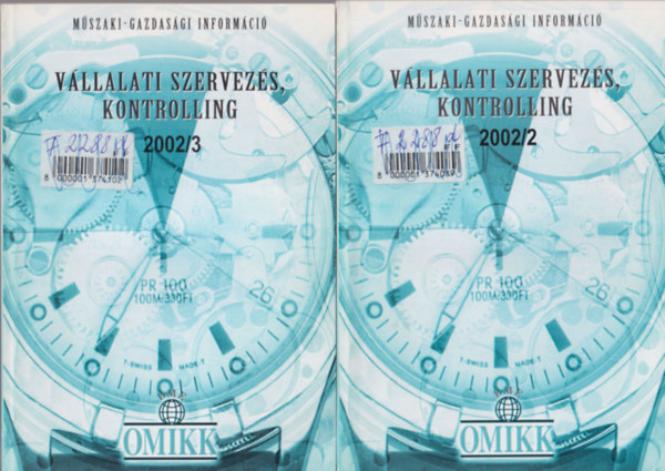 Vllalati szervezs kontrolling 2002/2., 3., 4., 5., 7., 8.