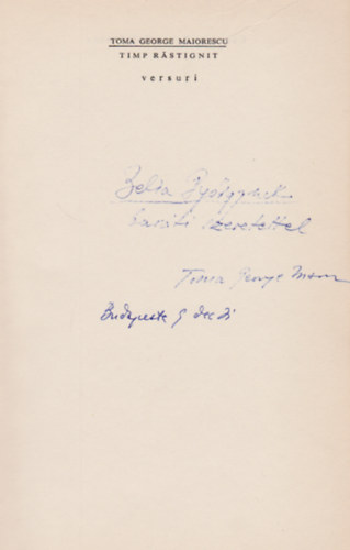 Timp rastignit (Dedik�lt)