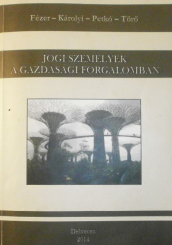 Jogi szemlyek a gazdasgi forgalomban