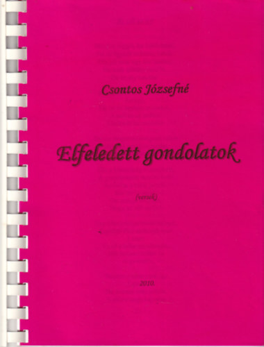 Elfeledett gondolatok ( versek )