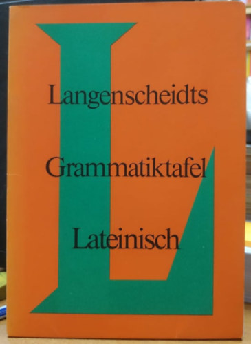 Langenscheidts Grammatiktafel - Lateinisch