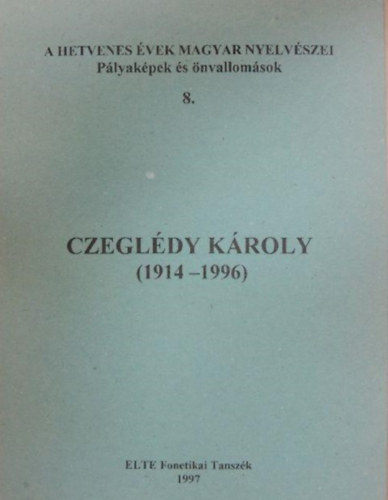Czegldy Kroly (1914-1996)