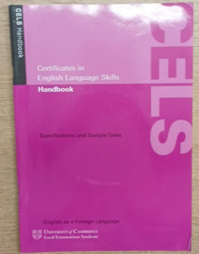 CELS - Certificates in English Language Skills Handbook