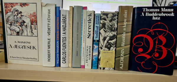 Robert Merle, William Wharton, Carlos Fuentes, Oriana Fallaci, Peter Handke, Pelham Grenville Wodehouse, Francesco Alberoni, Mika Waltari, A. J. Cronin, Thomas Mann, Kurt Vonnegut Jr. A. Manzoni - 12db klasszikus irodalom, KNYVMENT AJNLAT: A Buddenbrook hz+ Rztbla a kapu alatt+ Az emberisg ellensgei+ Msodik denkert+ Szeretlek+ A nnikm nem talpig rin+ A kapus flelme a tizenegyesnl+ Levl egy meg nem szletett g