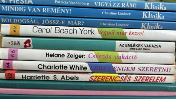 10 db Romantikus knyv