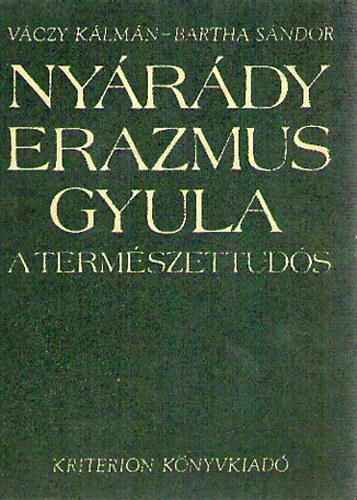 Nyrdy Erazmus Gyula a termszettuds