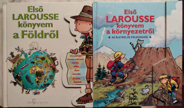 2 db knyv- Els Lauresse knyvem a krnyezetrl +Els Larousse knyvem a Fldrl