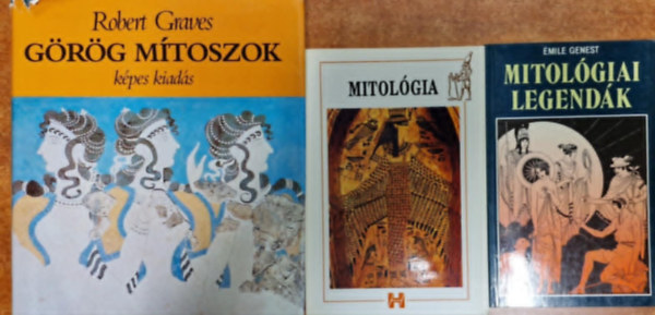 mile Genest Robert Graves - 3 db mitolgival kapcsolatos m:Grg regk mtoszok kpes kiads+Mitolgia+Mitolgiai legendk