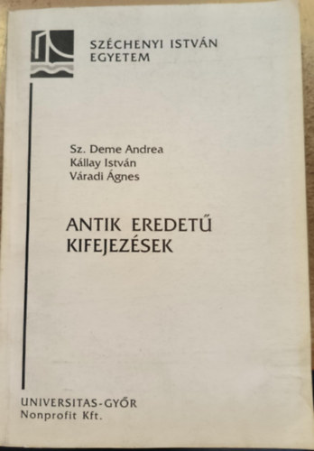 Antik eredet� kifejez�sek