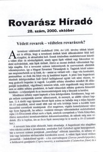 Rovarsz Hrad 28. szm, 2000. oktber