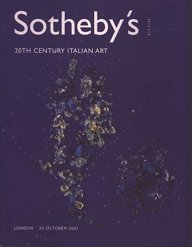 Sotheby's: 20th Century Italian Art 2001-October-London