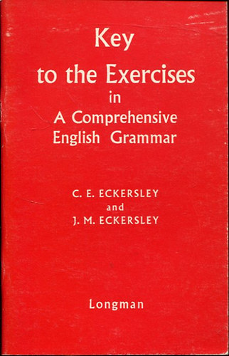 Key to the Exercises in a Comprehensive English Grammar