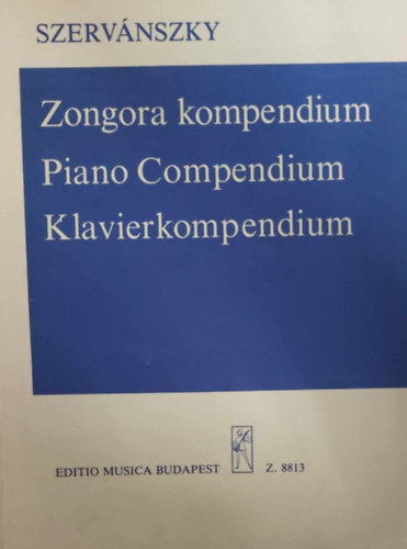 Szervnszky Endre - Zongora kompendium