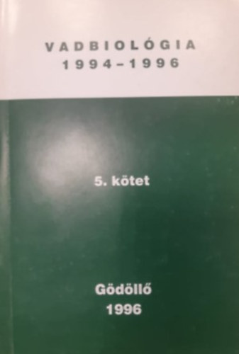 Vadbiolgia 1994-1996 - 5. ktet