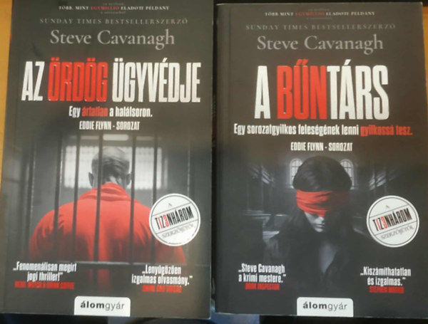 2 db Steve Cavanagh, Eddie Flynn-sorozat: Az rdg gyvdje + A bntrs
